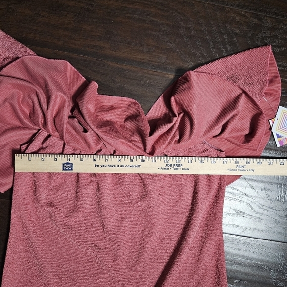 LuLaRoe NWT Cici Mauve Pink Dress Size XL - Picture 11 of 12